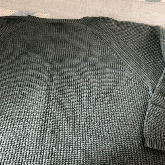 VGUC Green Cotton Sweater by Wrap London - Picture 4 of 5